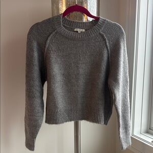 Z Supply Charcoal Women's Crew Neck Sweater